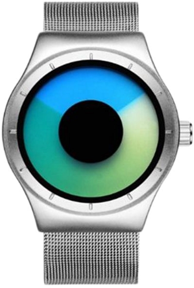 

Мужские часы Guanqin Silver-GreenBlue-Silver GS19043 CS