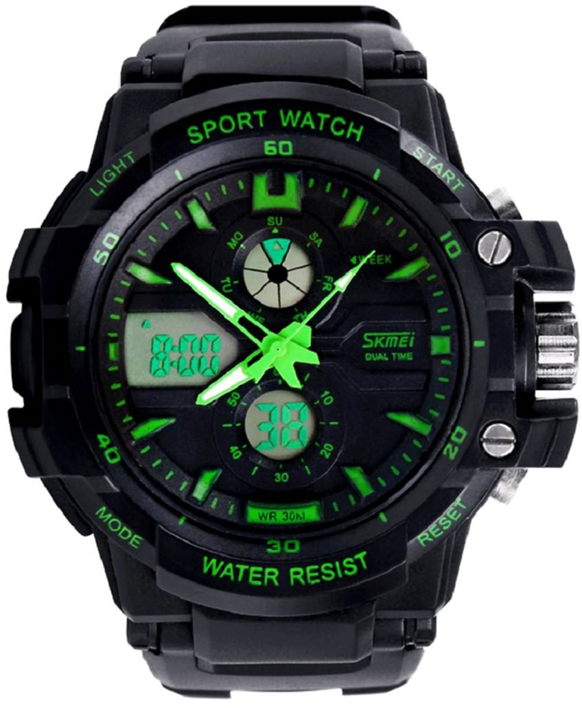 

Мужские часы Skmei 0990 BK-green