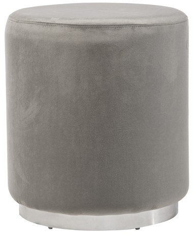 

Пуф Vetro Mebel Рико Riko-grey/silver-pouf Серый+серебро