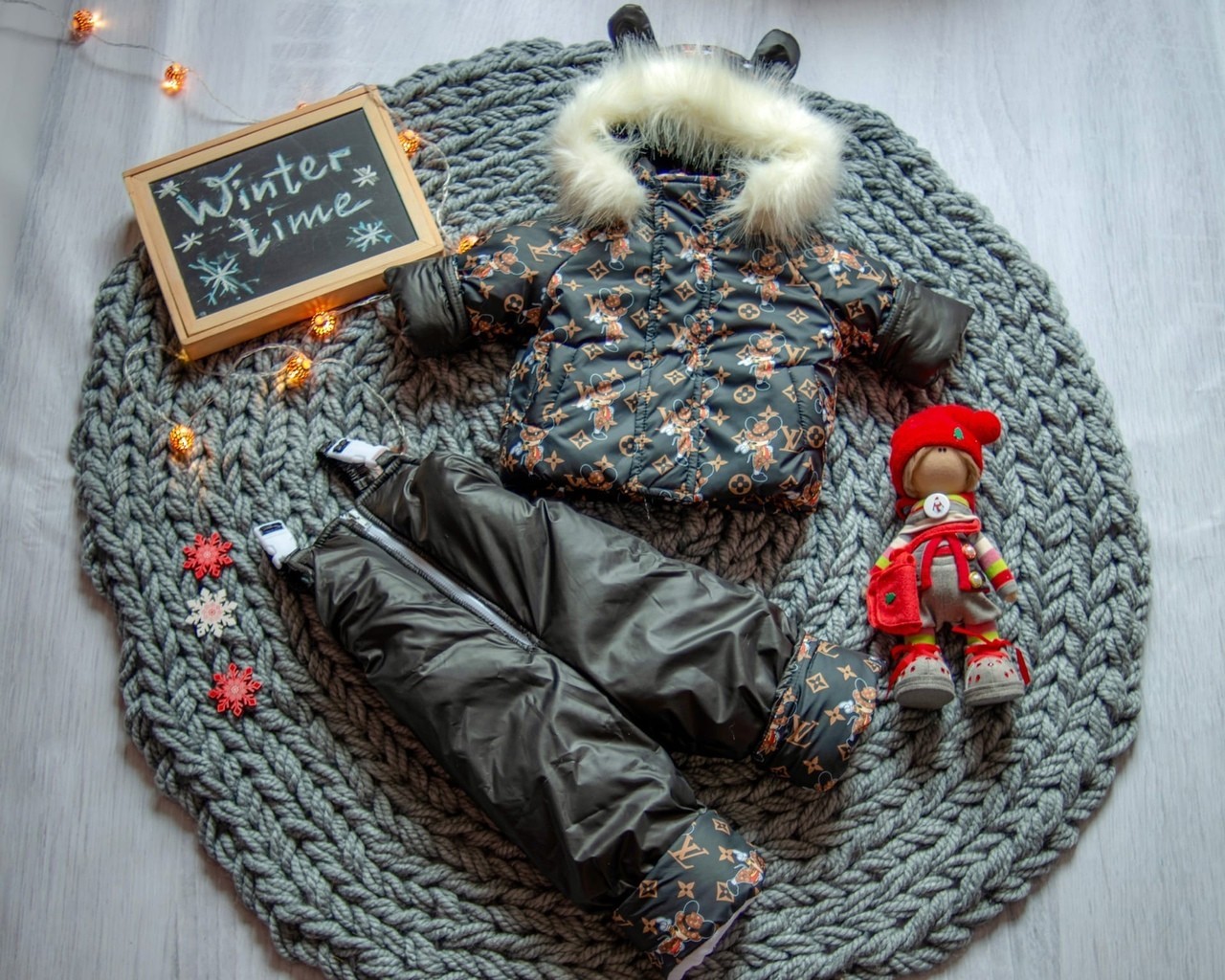 

Зимний комбинезон с курткой Natalie Look Мики LV 86-92 см