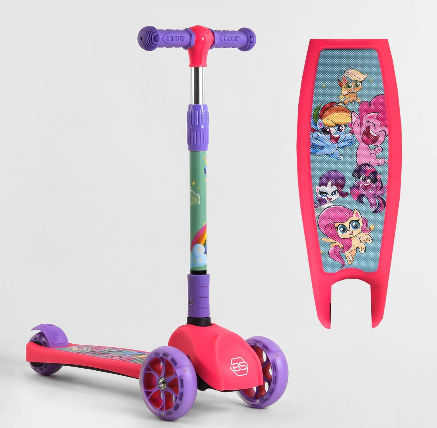 

Самокат Best Scooter свет колес и дисков (68055)