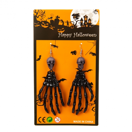 

Серьги на Halloween (8811-006) черные Elso