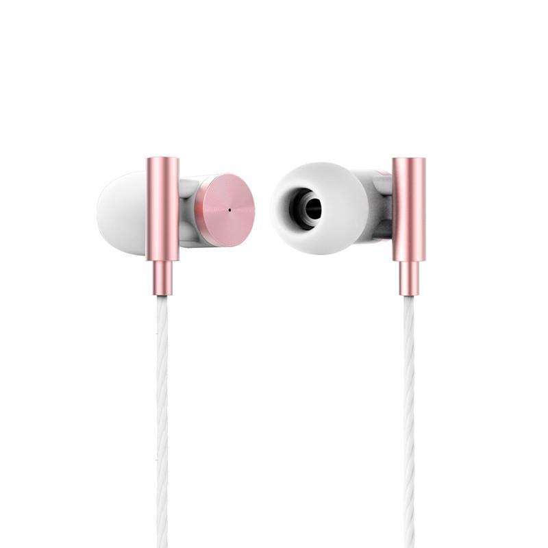 

Наушники HF Remax (OR) RM-530 Rose Gold (metal + volume control + mic + button call answering)