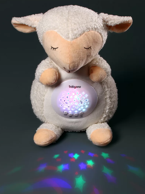 

Музыкальный детский ночник игрушка с проектором Овечка Скарлет 60 мелодий BabyOno