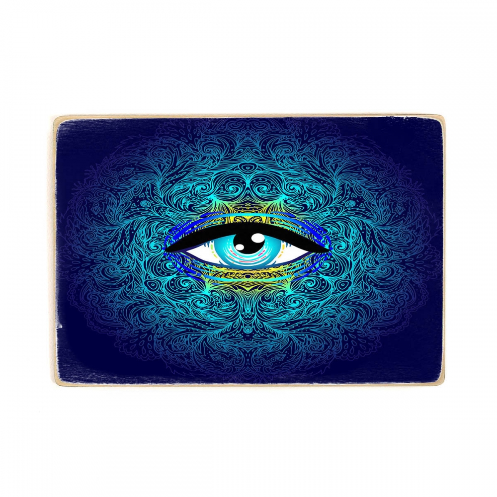 

Деревянный постер Psy Art Sacred Geometry With An All-Seeing Eye А1