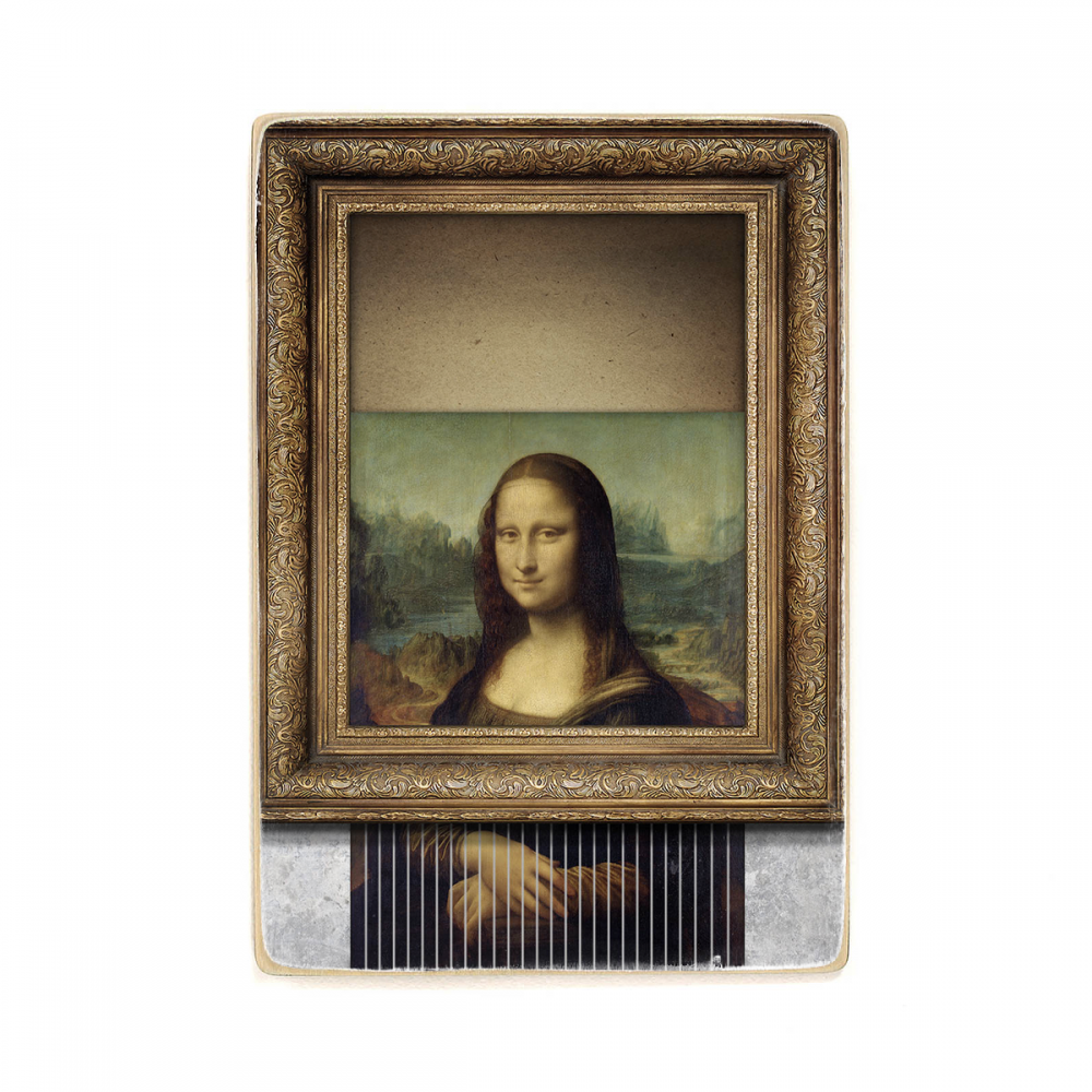 

Деревянный постер Искусство Banksy Lisa А1