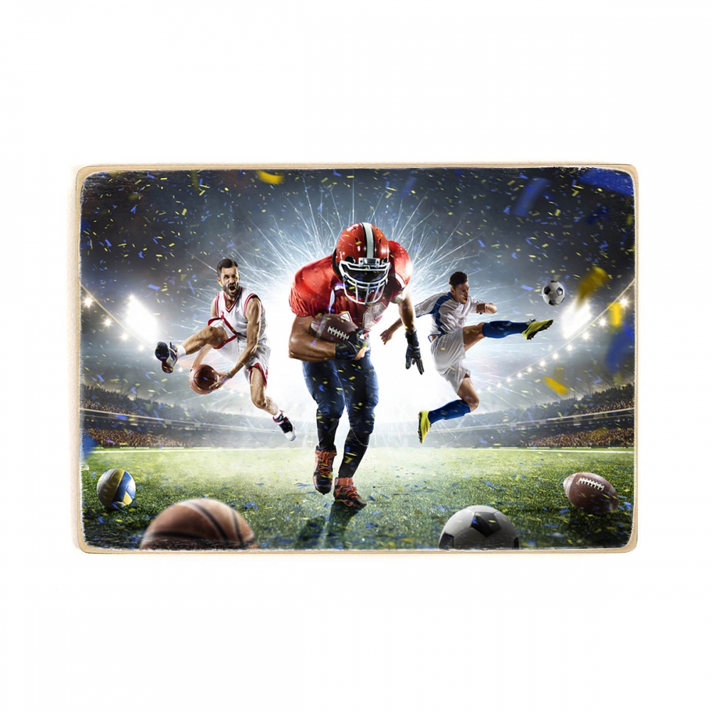 

Деревянный постер Спорт Multi Sports Happy Players А2