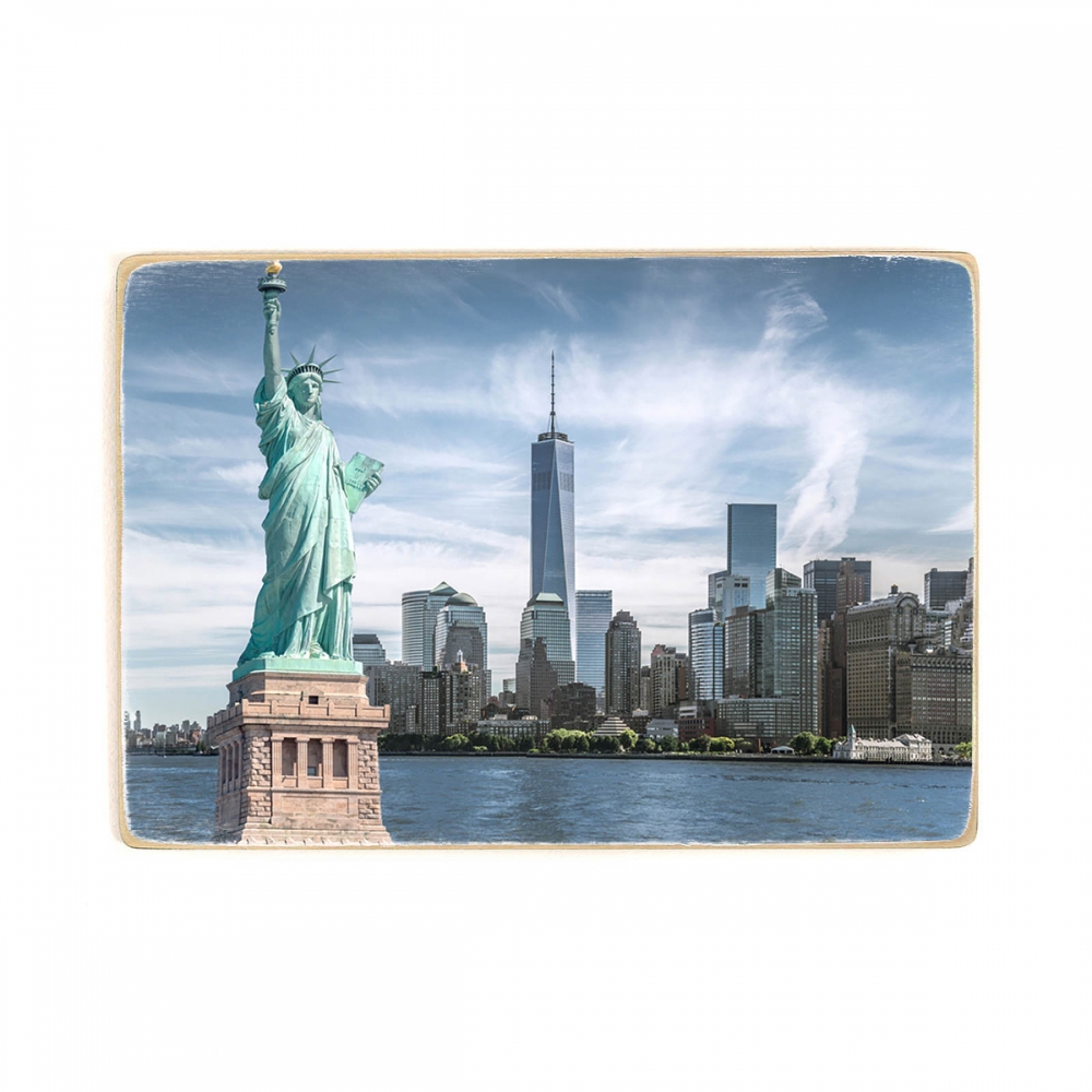 

Деревянный постер Архитектура The Statue Of Liberty А2