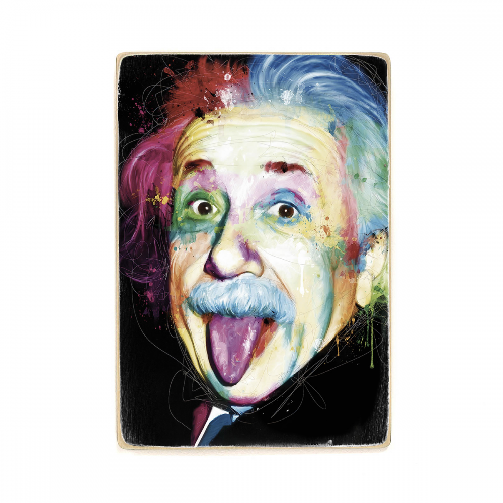 

Деревянный постер Люди Einstein А1