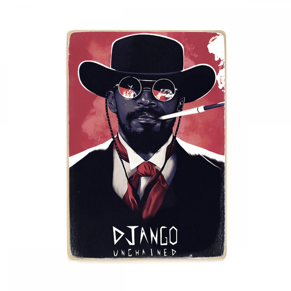 

Деревянный постер Фильмы и сериалы Django А1
