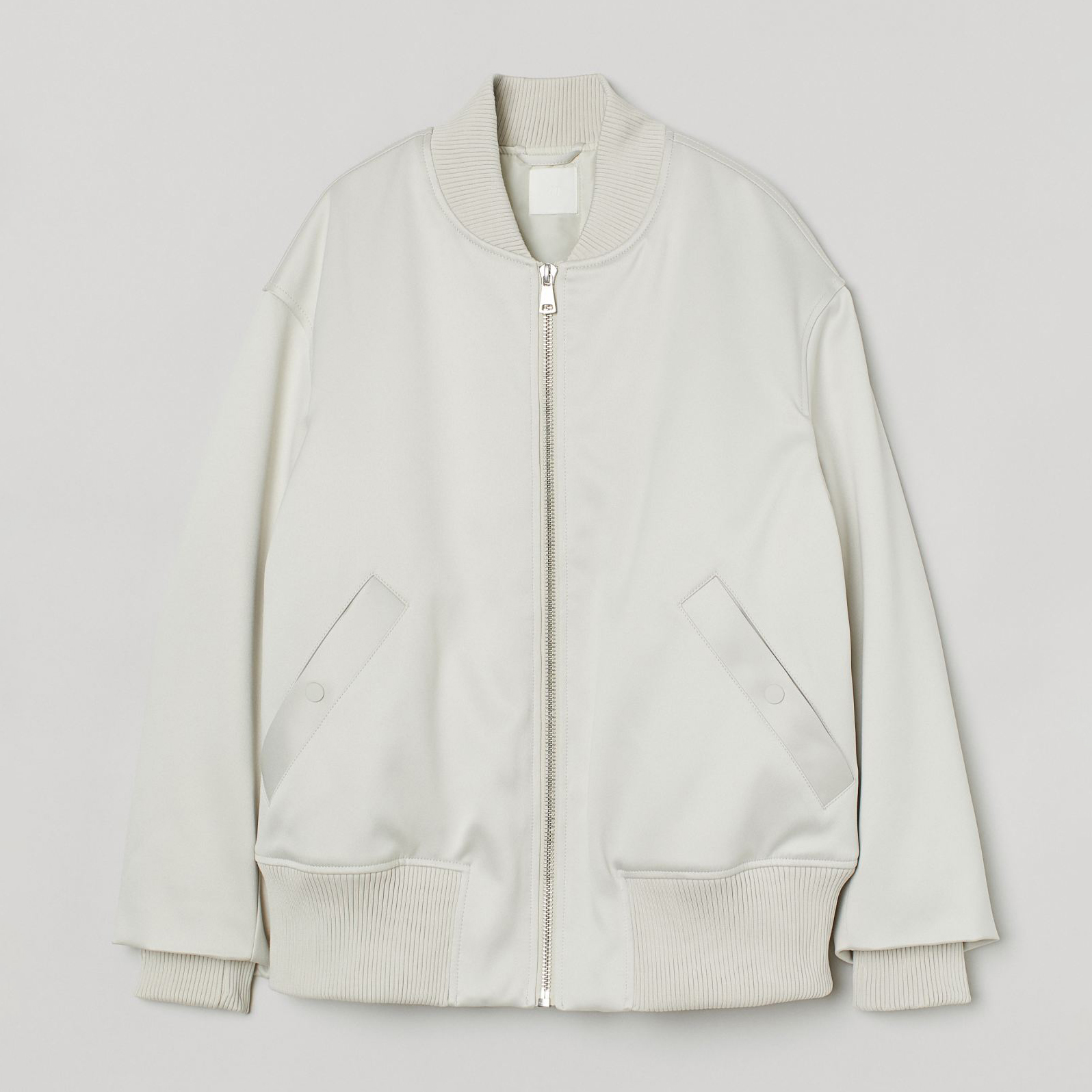 

Бомбер H&M 0878200009 XXL (175/128А) Светлый серовато-бежевый