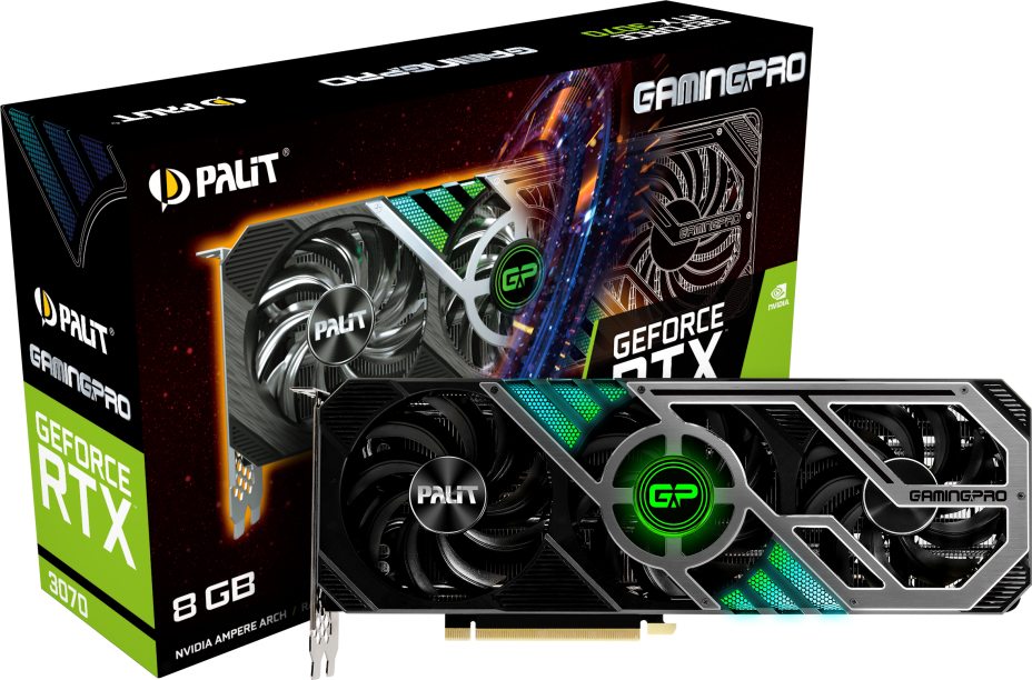 Видеокарты Palit GeForce RTX 3070 купить в Киеве: цена, отзывы