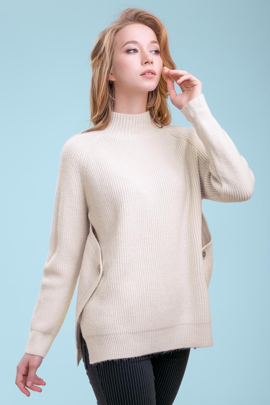 

Свитер 1400.3284 Seventeen - бежевый, Свитер 1400.3284 Seventeen S-XL бежевый