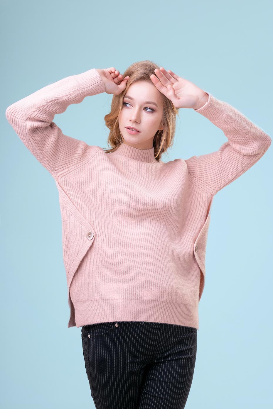 

Свитер 1400.3285 Seventeen - розовый, Свитер 1400.3285 Seventeen S-XL розовый