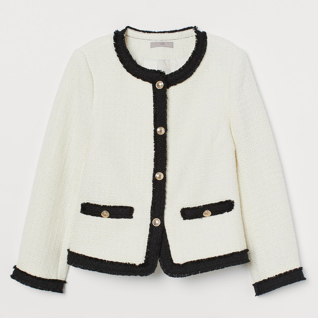

Жакет H&M 0814471001 36 (165/84А) Белый/Черный