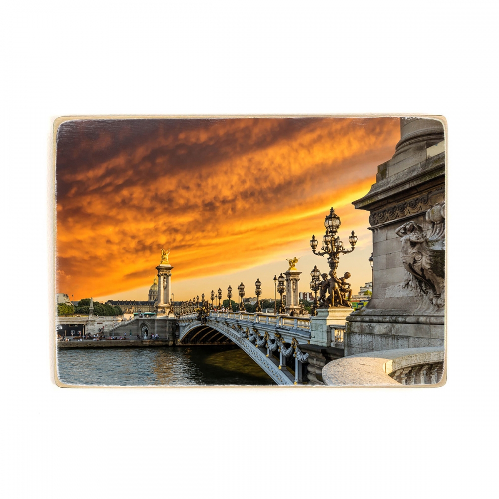 

Деревянный постер Архитектура Fantastic Sunset А2