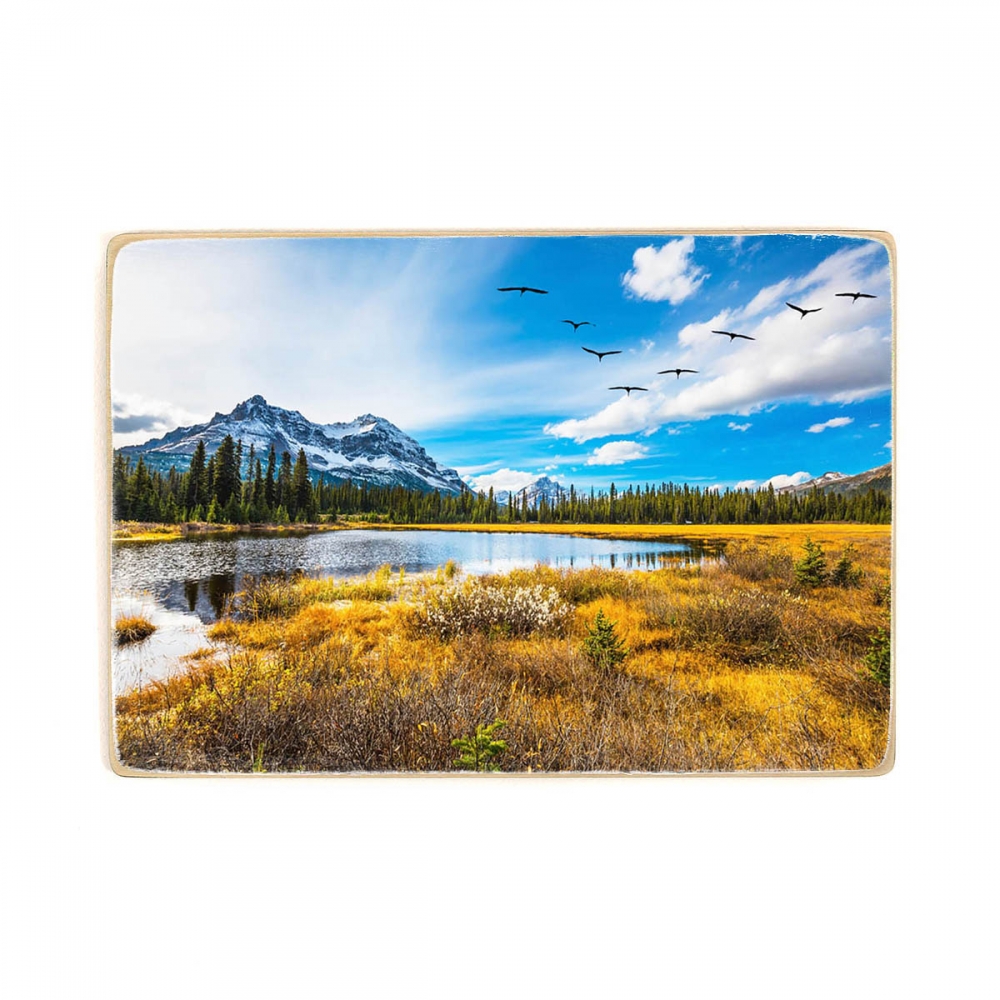 

Деревянный постер Природа Valleys In The Canadian Rockies А2