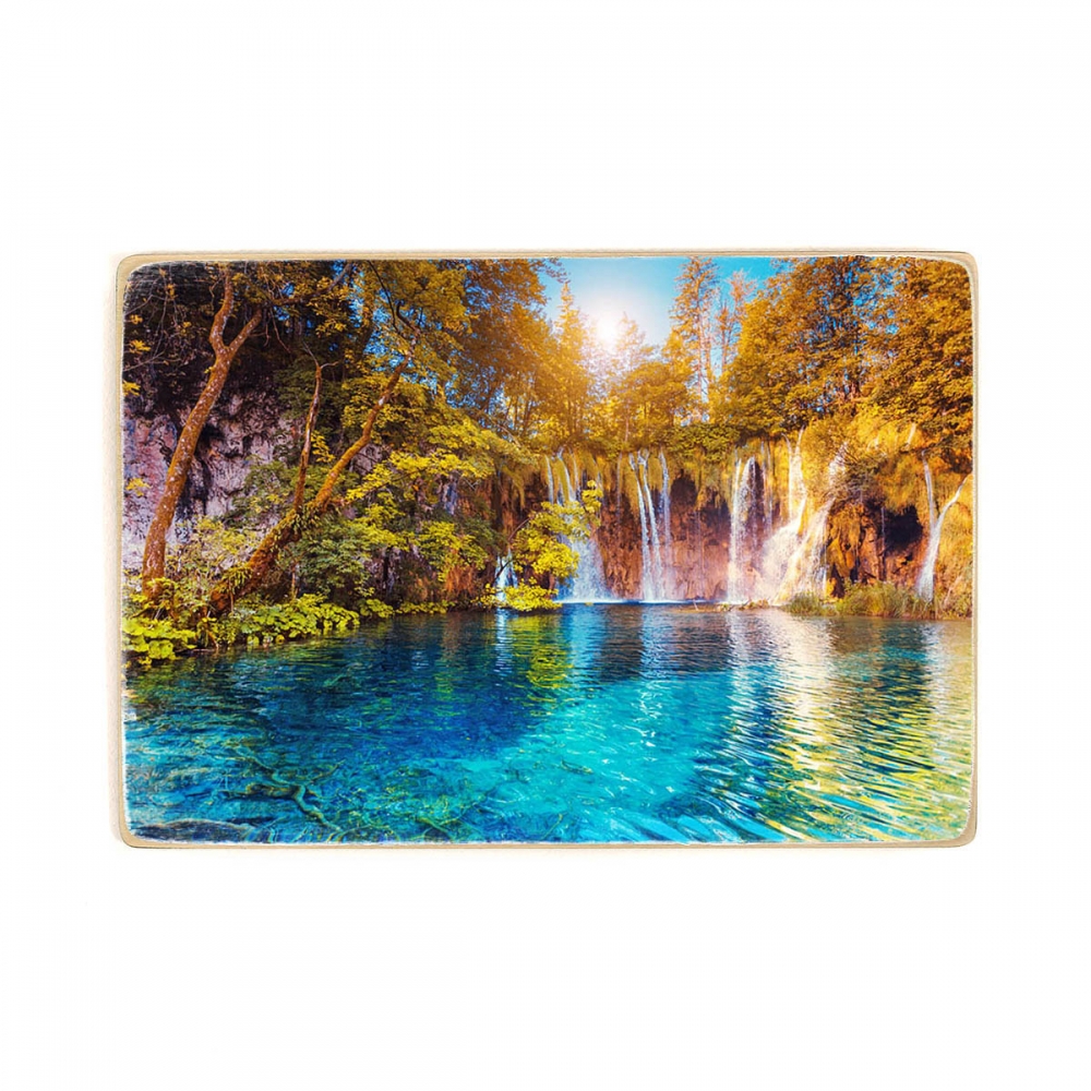 

Деревянный постер Природа Plitvice Lakes А1