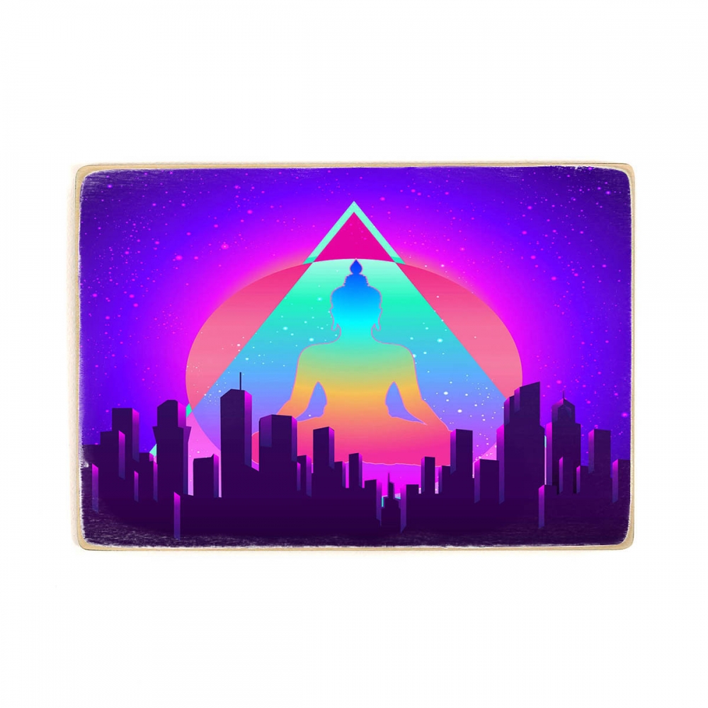 

Деревянный постер Psy Art Сolorful Yoga Silhouette А1