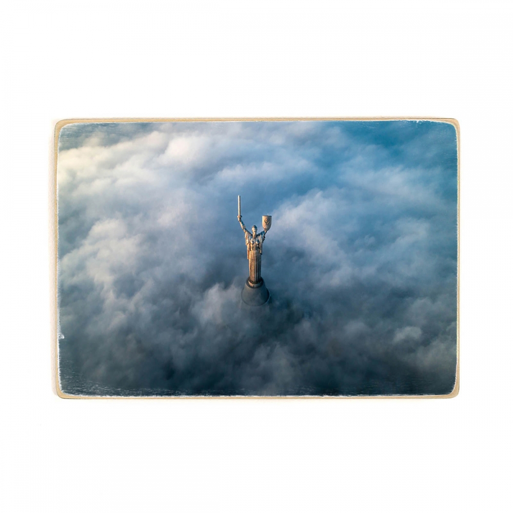 

Деревянный постер Архитектура Aerial View Monument Motherland А1