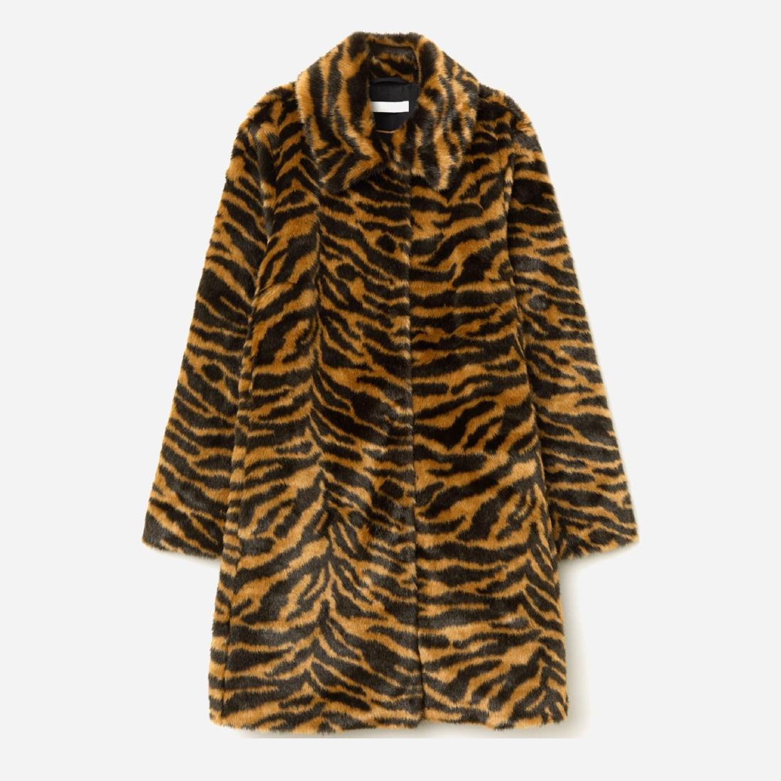 

Шуба H&M 0703213001 M (170/96А) Коричневая/Тигровая полоска