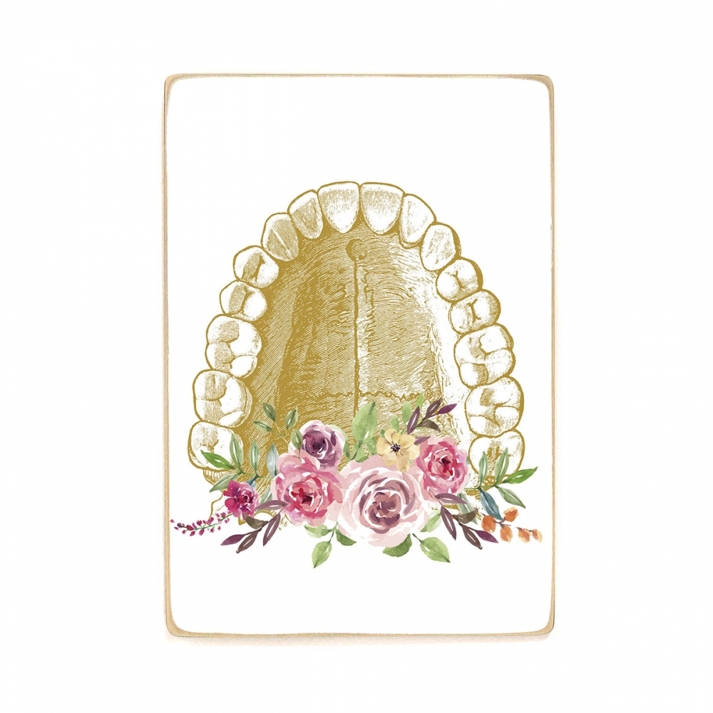 

Деревянный постер Стоматология Flower Jaw А1