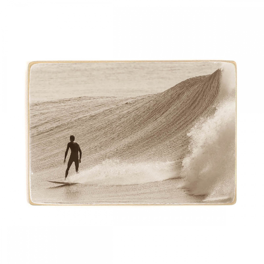 

Деревянный постер Винтаж Surfer On The Ocean Wave In Vintage Style А1