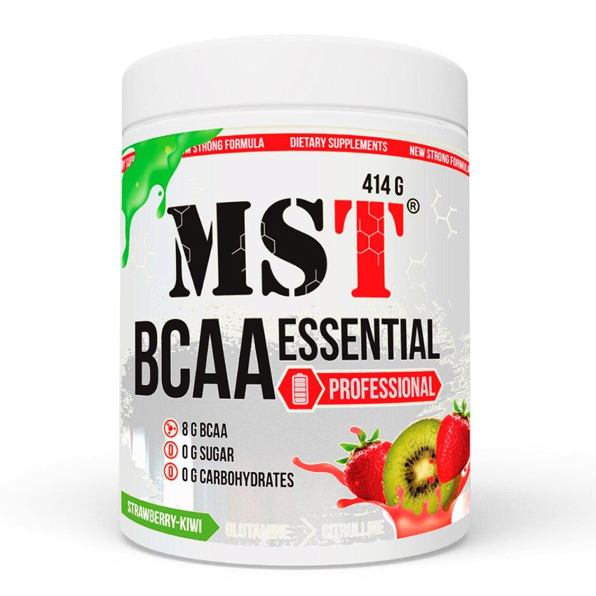 

Аминокислоты MST Nutrition BCAA Essential Professional 414 грамм Клубника - Киви