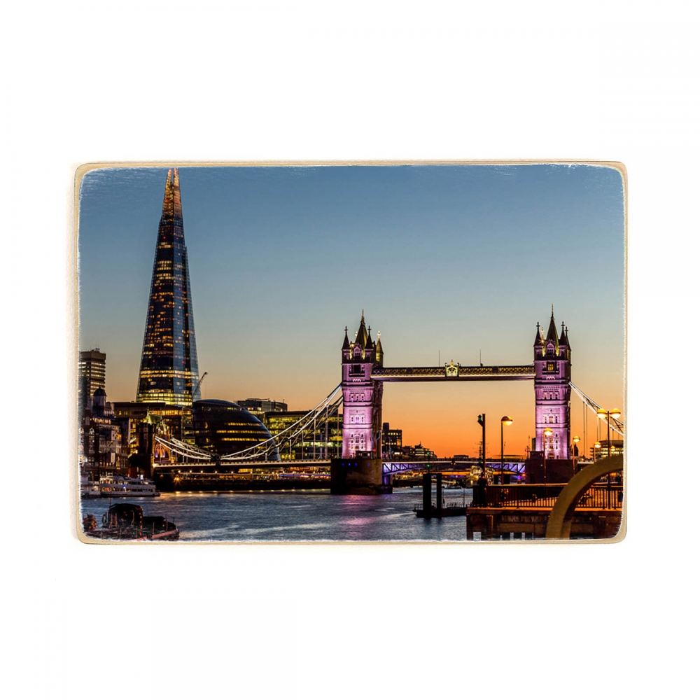 

Деревянный постер Архитектура Tower Bridge In London А1