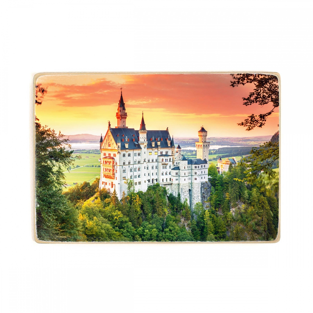 

Деревянный постер Архитектура Neuschwanstein Summer Landscape А1