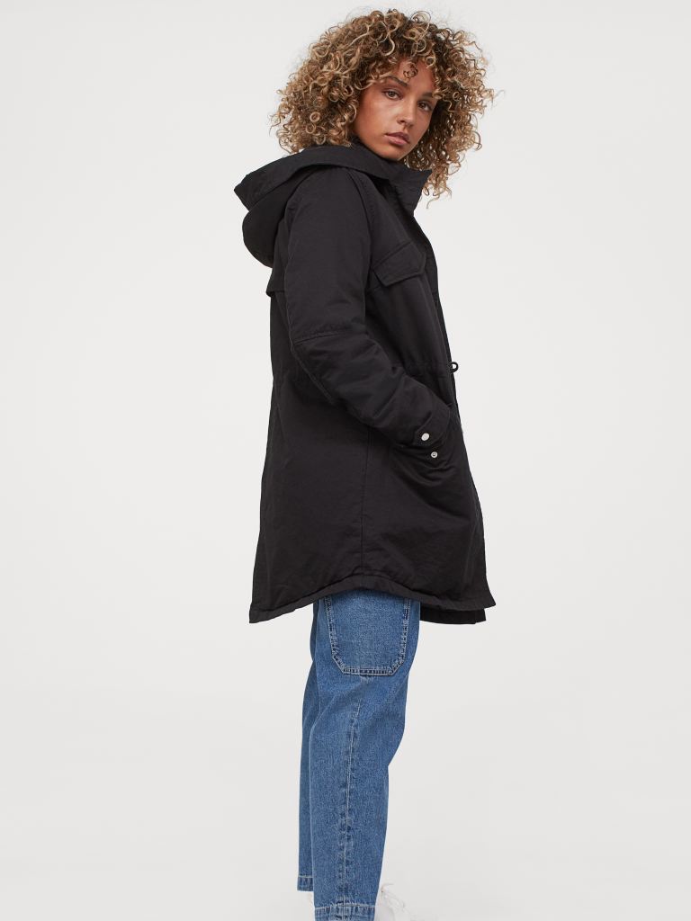 

Парка H&M 0868134001 S (165/88А) Черная