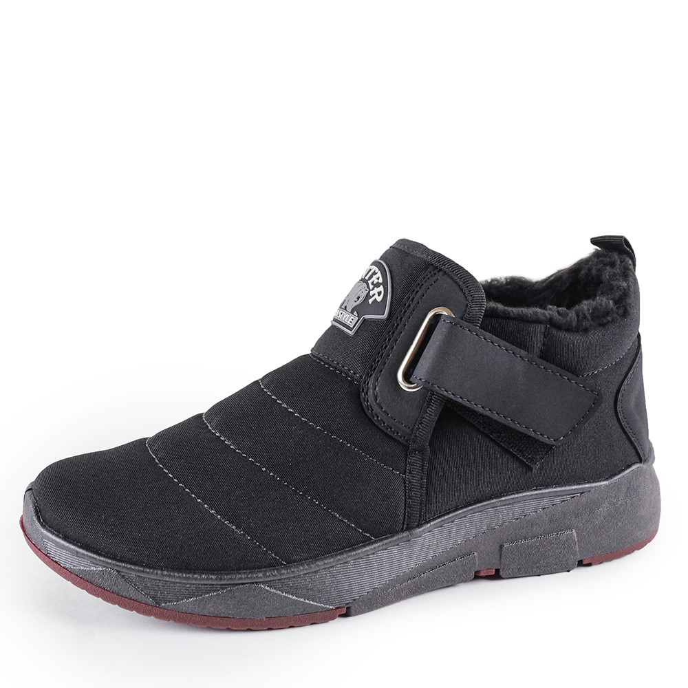 

Ботинки мужские зимние DaGo Style из текстиля на молнии черные 43 р. - 28 см 1476416401