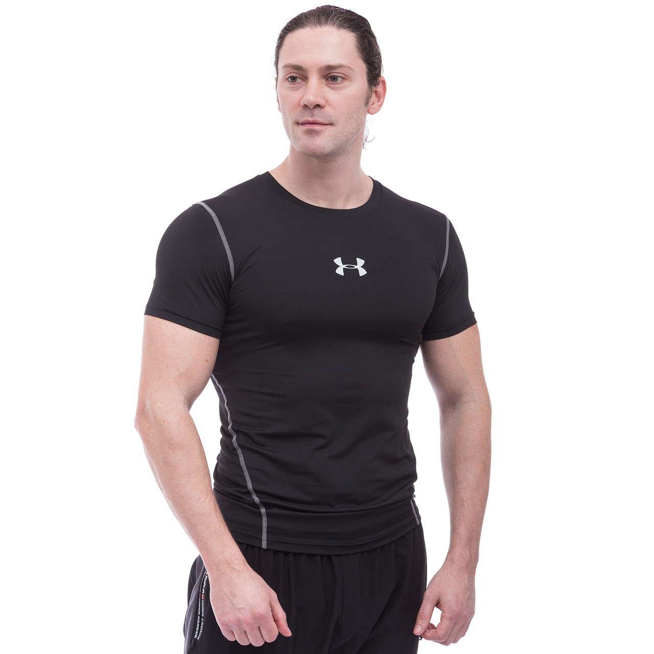 

Спортивная компрессионная футболка мужская Under 705 размер XL (175-180 см) Black