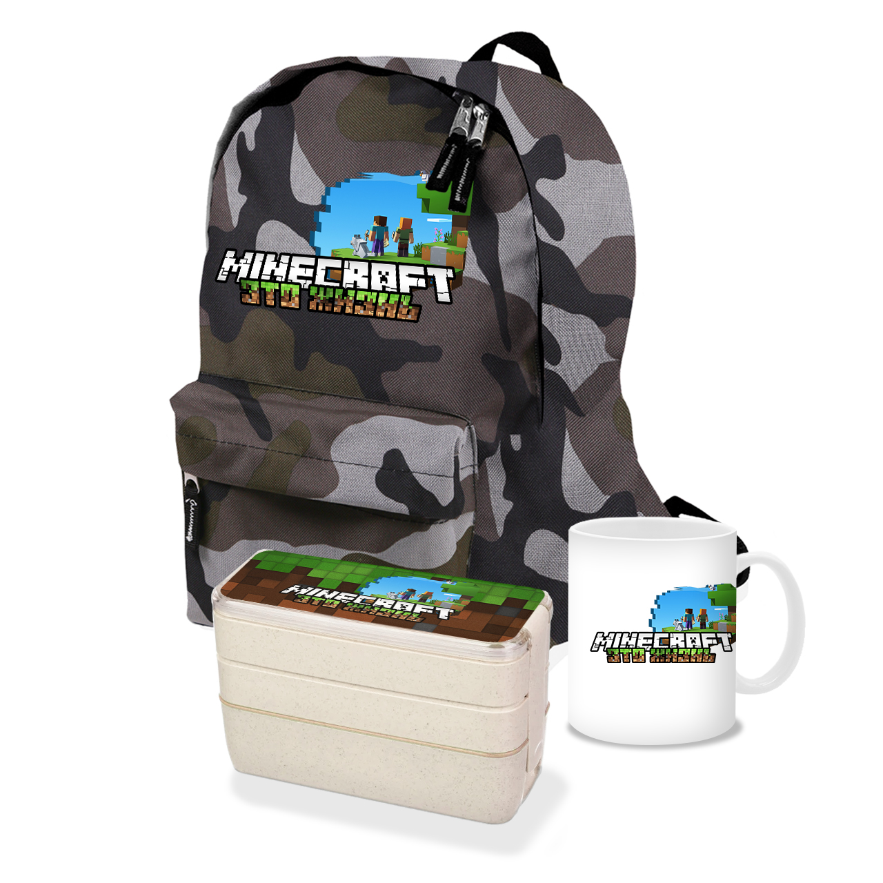 

Набор школьника Майнкрафт (Minecraft) (35507-1170-10) Камуфляж
