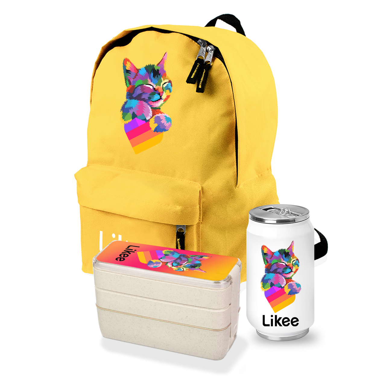 

Набор школьника Лайк Кот (Likee Cat) (35508-1040-2) Желтый
