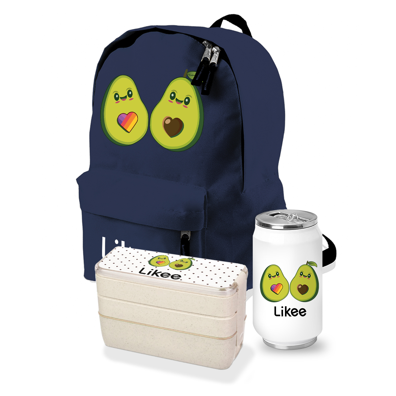 

Набор школьника Лайк Авокадо (Likee Avocado) (35508-1031-8) Темно-синий