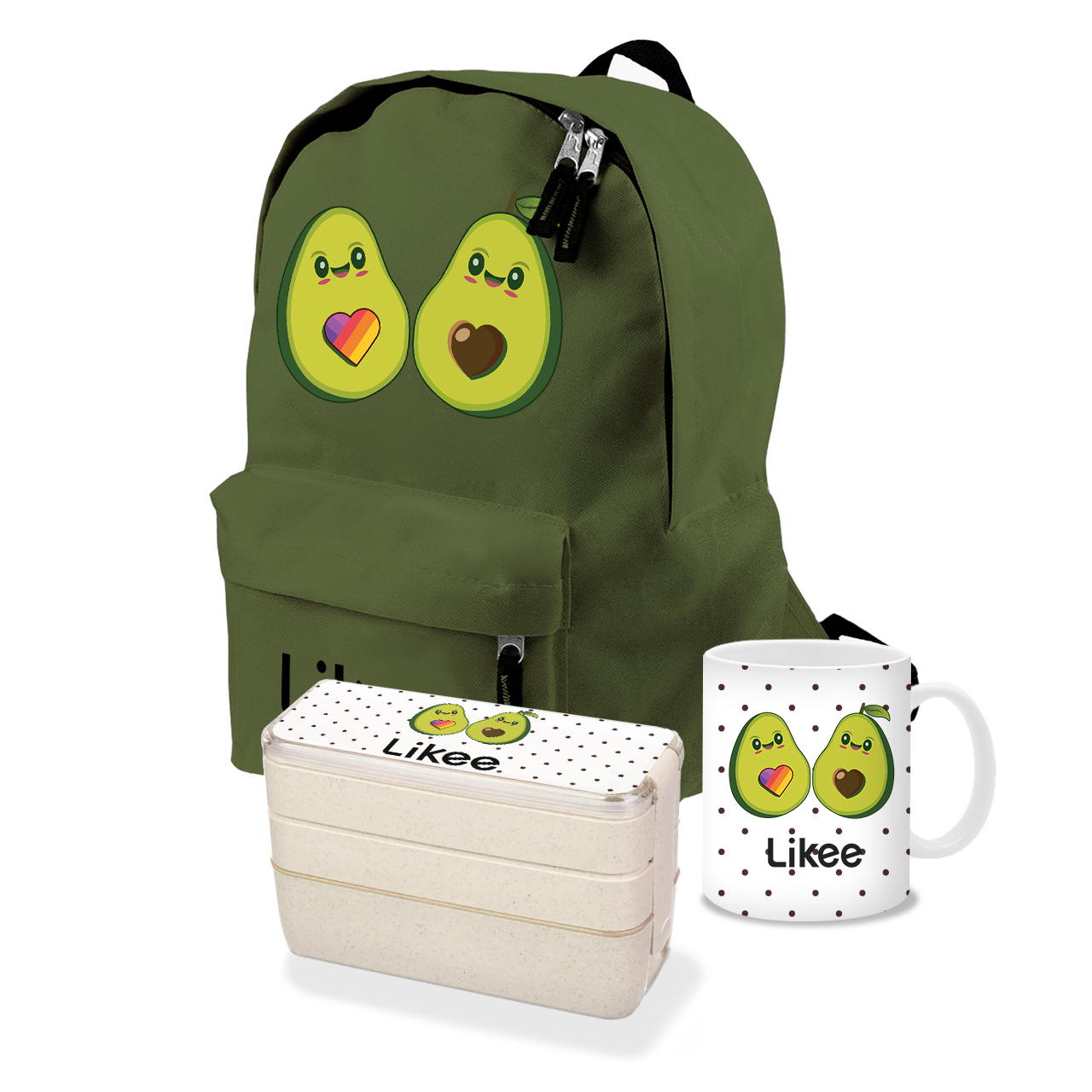 

Набор школьника Лайк Авокадо (Likee Avocado) (35507-1031-11) Хаки