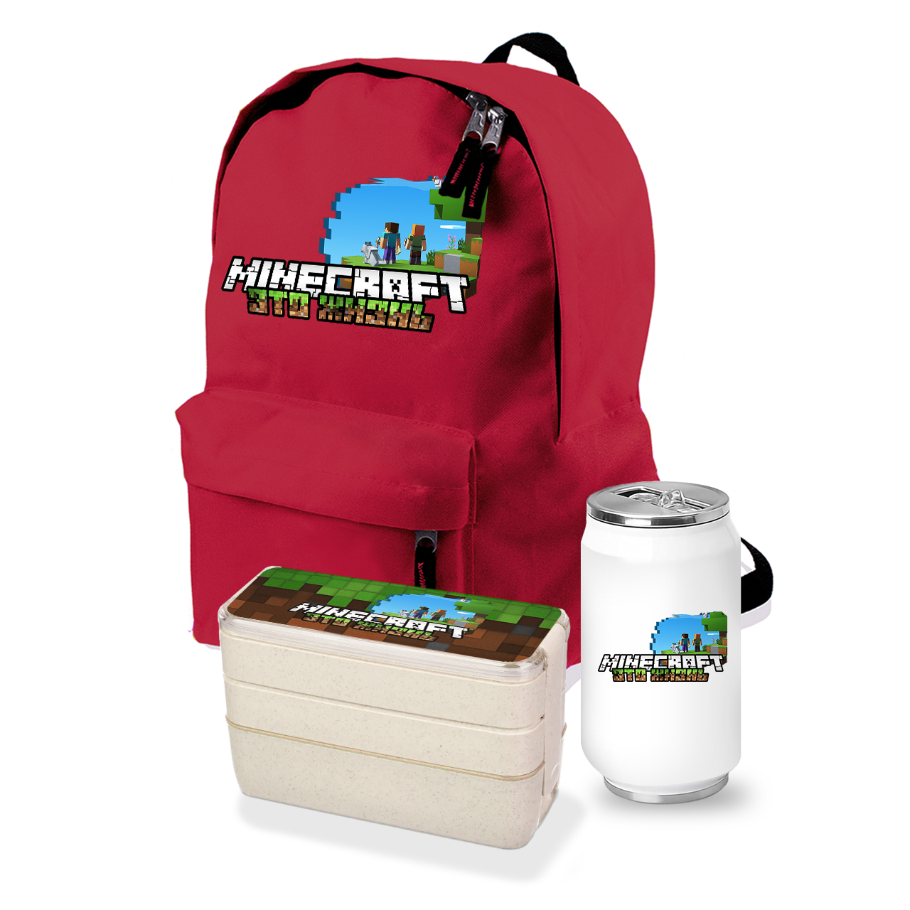 

Набор школьника Майнкрафт (Minecraft) (35508-1170-7) Красный