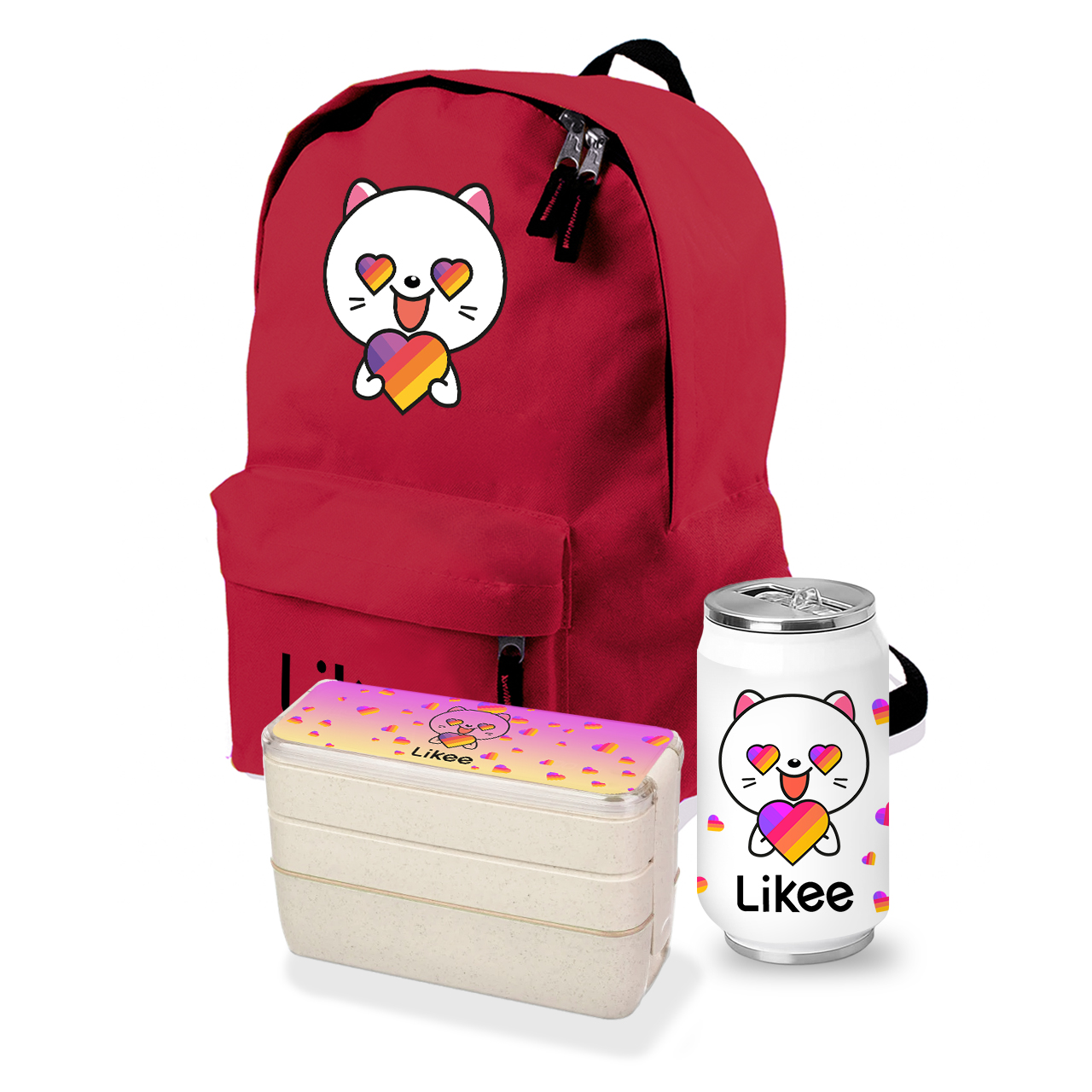 

Набор школьника Лайк Кот (Likee Cat) (35508-1036-7) Красный