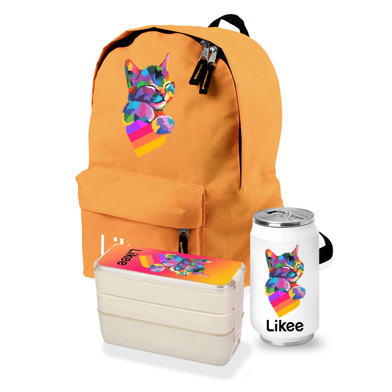 

Набор школьника Лайк Кот (Likee Cat) (35508-1040-1) Оранжевый
