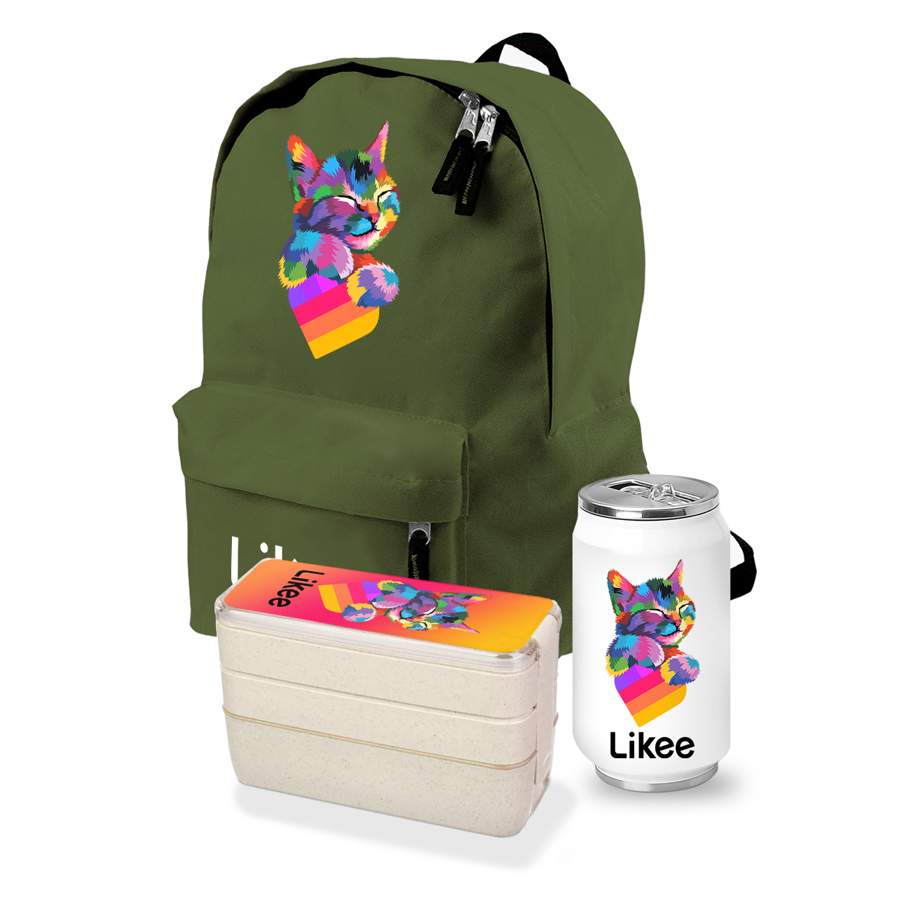 

Набор школьника Лайк Кот (Likee Cat) (35508-1040-11) Хаки