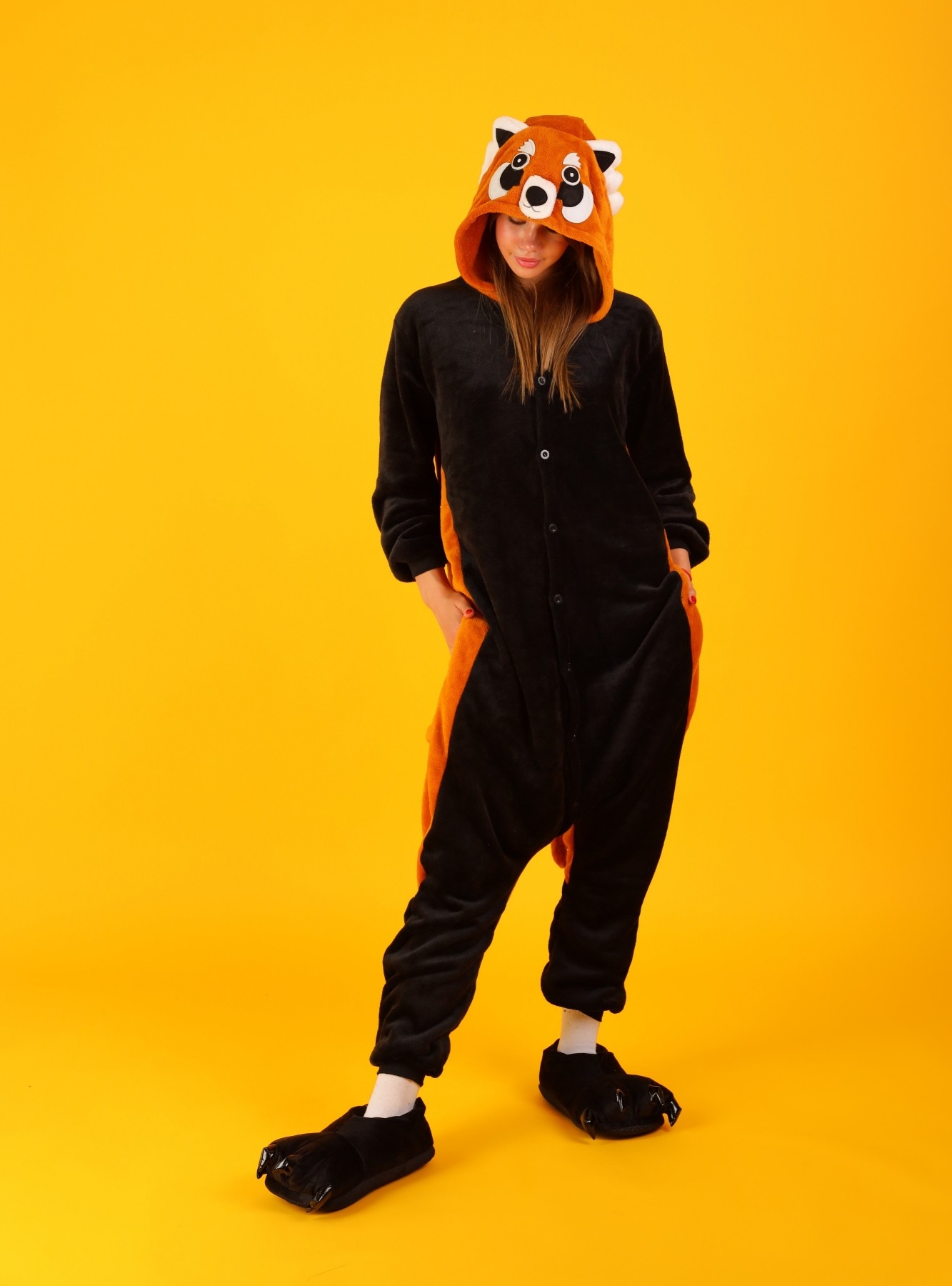 

Пижама кигуруми Kigurumi Енот Красная Панда Коричнево-черный  145-155 см. (1020, Пижама кигуруми Kigurumi Енот Красная Панда Коричнево-черный S 145-155 см. (1020)