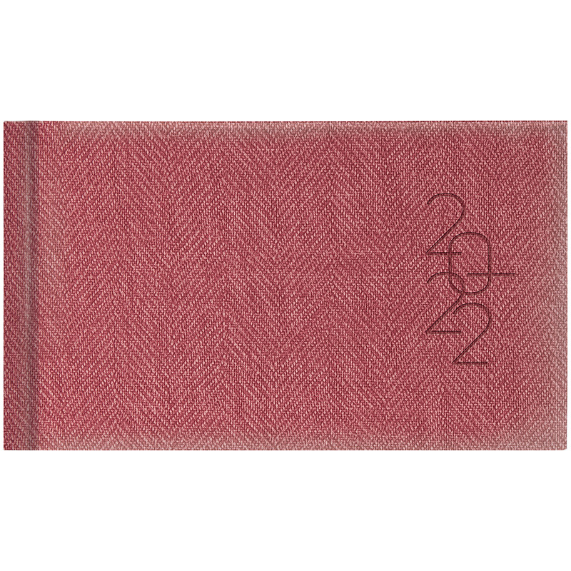 

Щотижневик Brunnen 2022 кишеньк. Tweed (60367) червоний