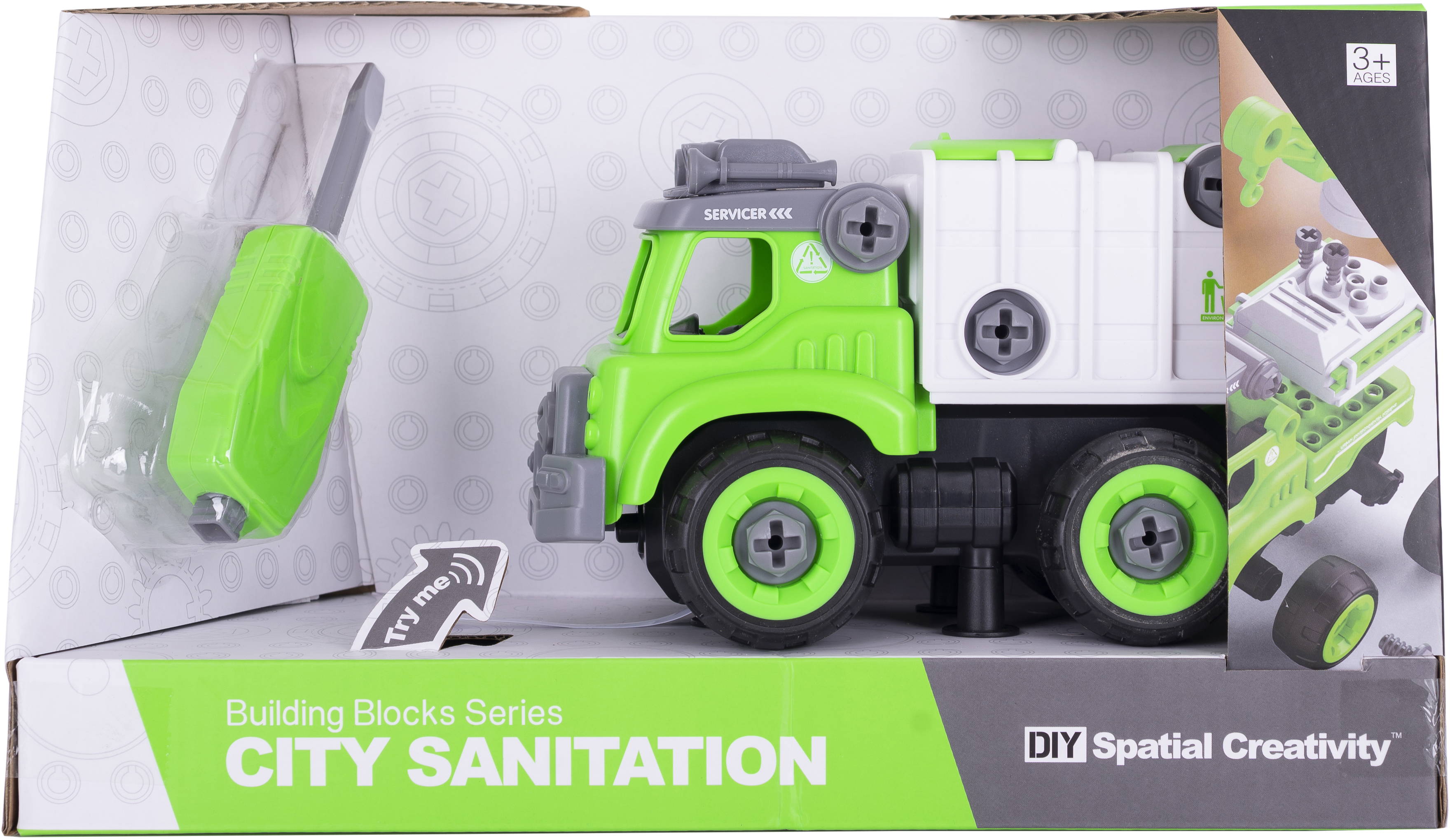

Конструктор DIY Spatial Creativity Мусоровоз LM8041-SZ-1 (TOYSCJ-1365113)