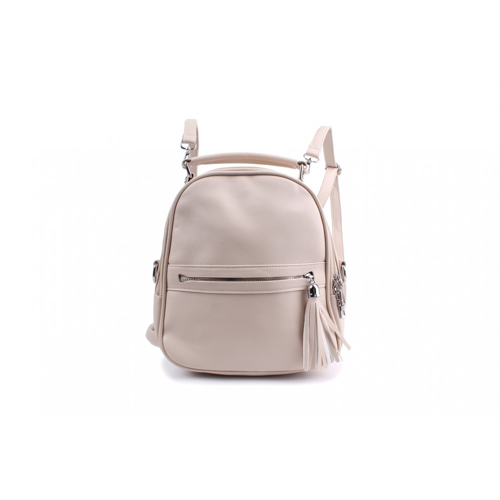 

Сумка-рюкзак жіноча 6606B Beige 25 * 22 * ​​8 см
