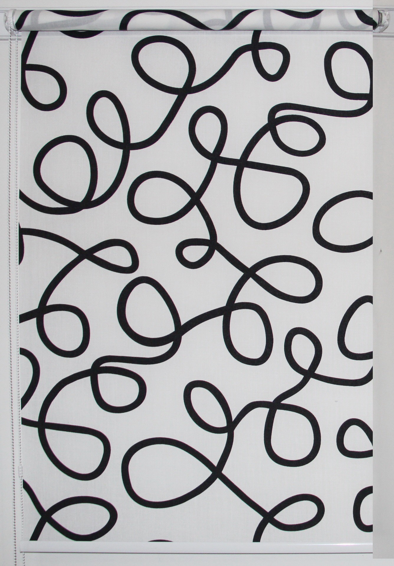 

Рулонная штора Miranda Геометрия 145*150 см Чёрно-белый С-5215