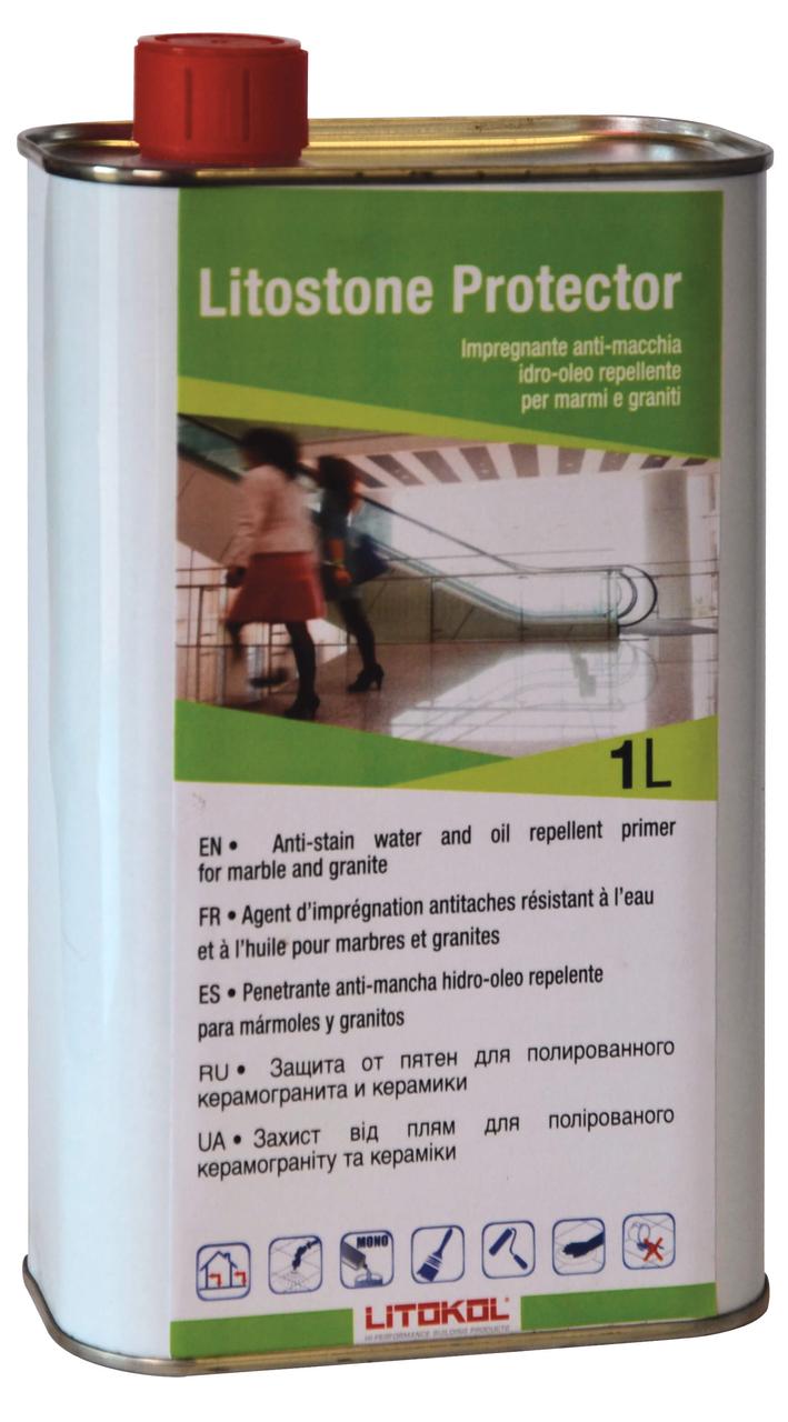 

Защита мрамора и гранита от загрязнений LITOSTONE PROTECTOR 1 л