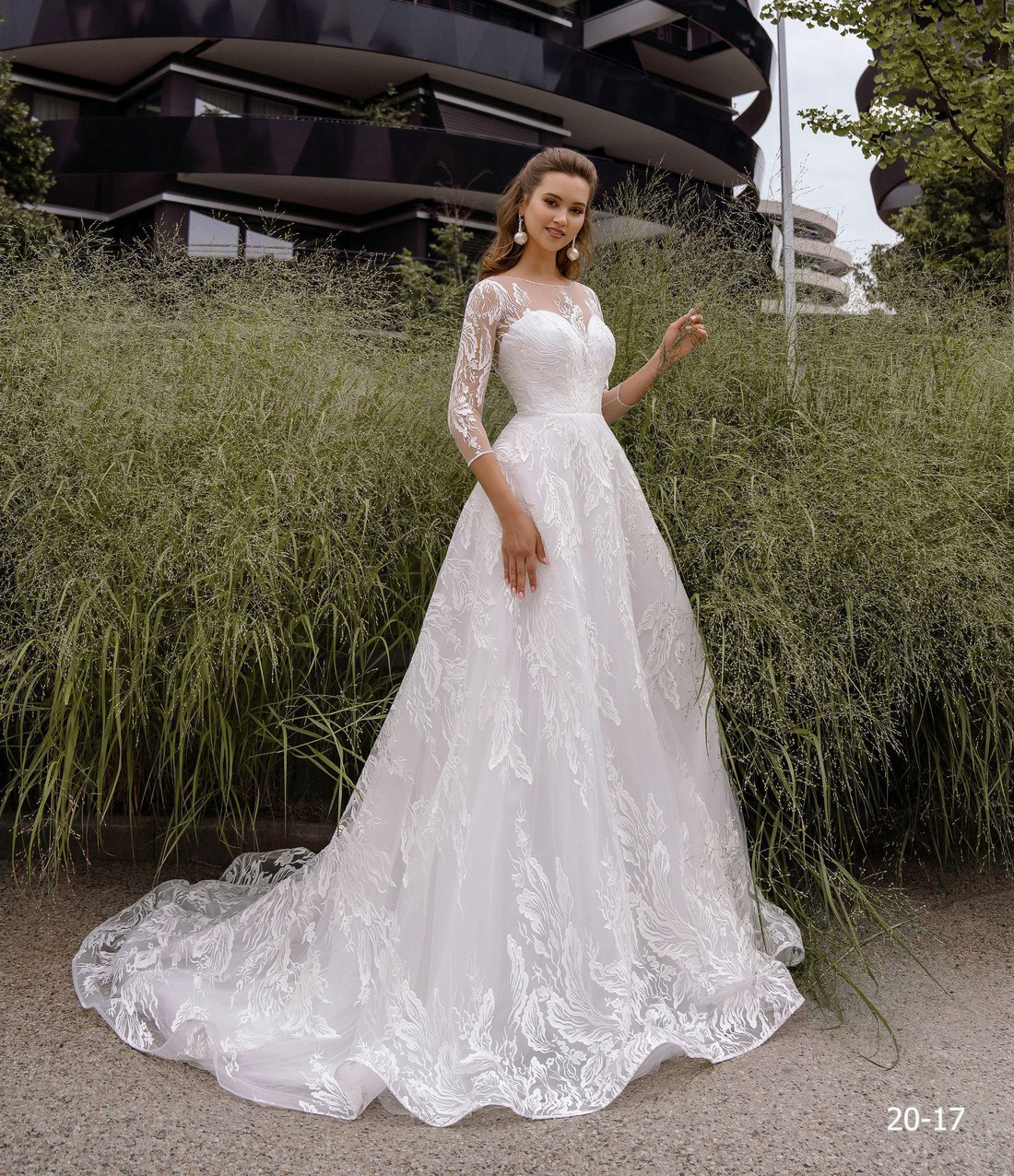 

Свадебное платье Ema Bride 20-17 44 Айвори