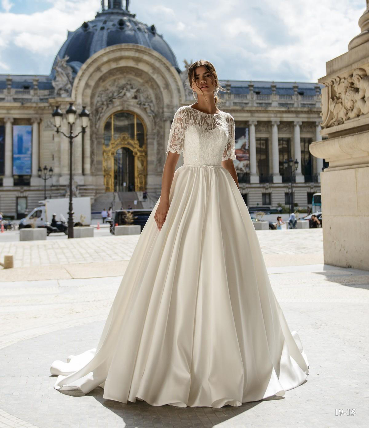 

Свадебное платье Ema Bride 19-15 54 Айвори