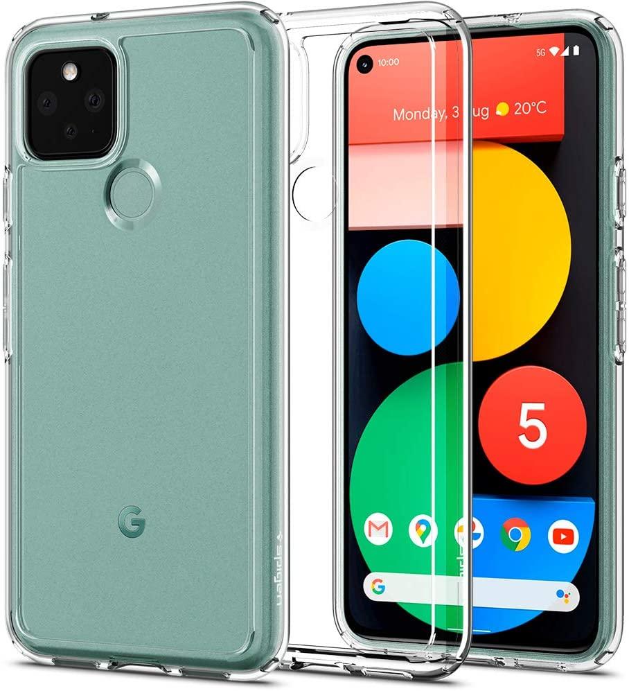 

Чехол Spigen для Google Pixel 5 - Ultra Hybrid, Crystal Clear